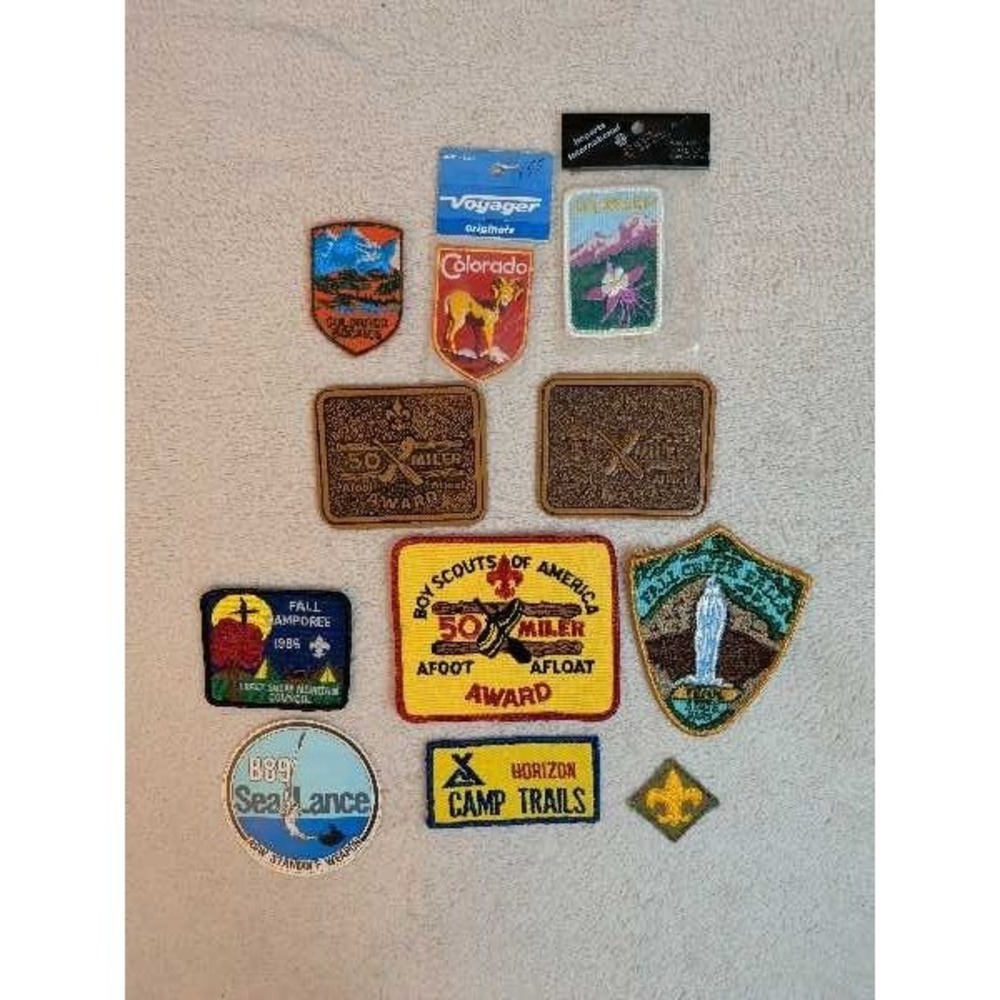 Boy Scout Patches Lot 11 Colorado Rocky Mountain National Park Voyager